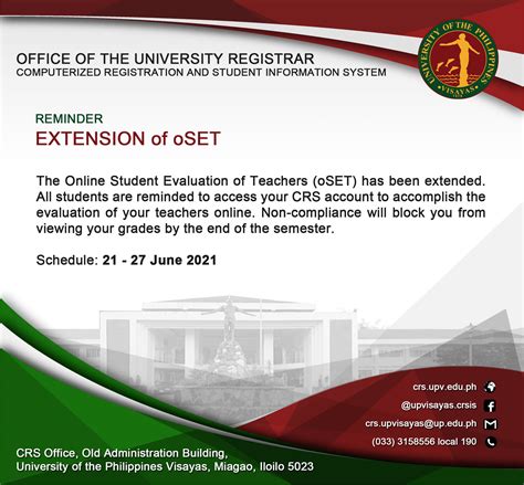 crs.upv.edu.ph|The UPV CRS website has been updated to https and is now.